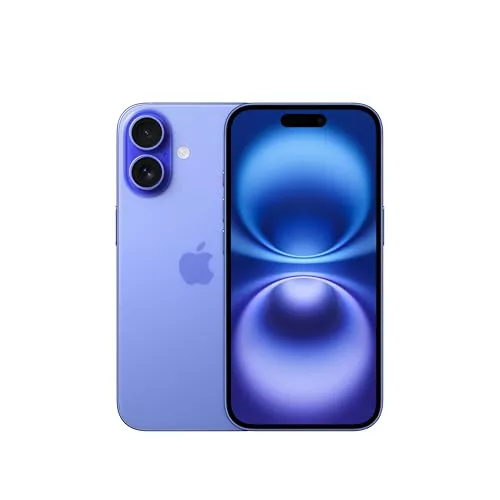 Apple iPhone 16 de 128 GB: Smartphone 5G con Control de Cámara, Chip A18 y un subidón en autonomía. Compatible con los AirPods; Azul Ultramar