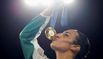 Imane Khelif, la boxeadora de la polémica en París 2024 desafía a Trump: «No soy transgénero, defenderé el oro en Los Ángeles»