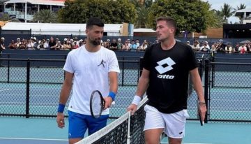 Novak Djokovic sigue apoyando al argentino Fede Gómez en su lucha: «Estoy con él, todos tenemos momentos oscuros»