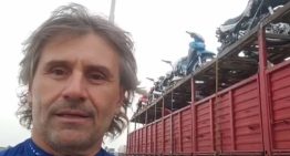 Marcos Di Palma y su «camión solidario» ya están camino a Bahía Blanca: 740 kilómetros y 11 ciudades en 48 horas