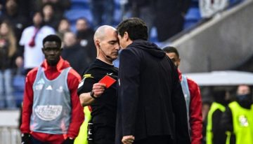 La dura sanción al técnico del Lyon, Paulo Fonseca: 9 meses suspendido por amenazar  a un árbitro cara a cara