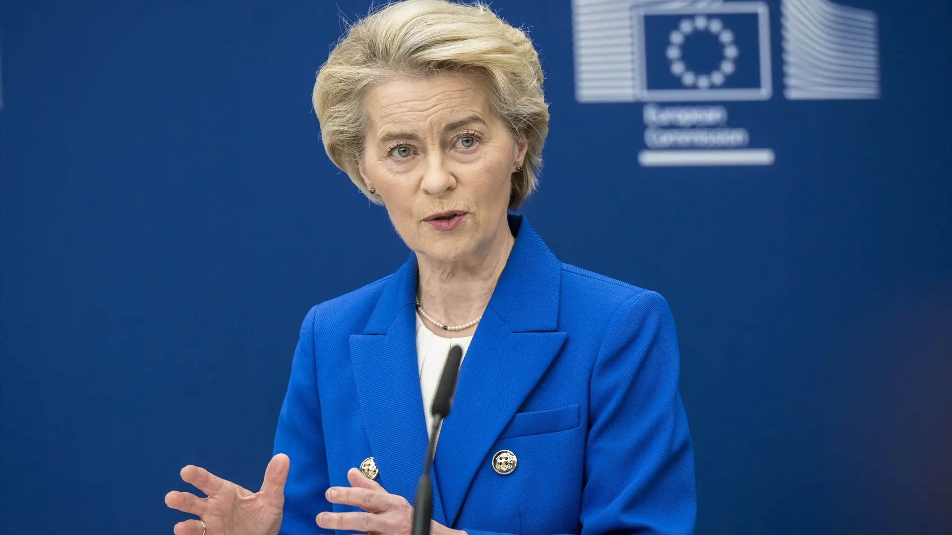 Von der Leyen se marca su mandato como límite para que Europa sea autónoma desde el punto de vista militar