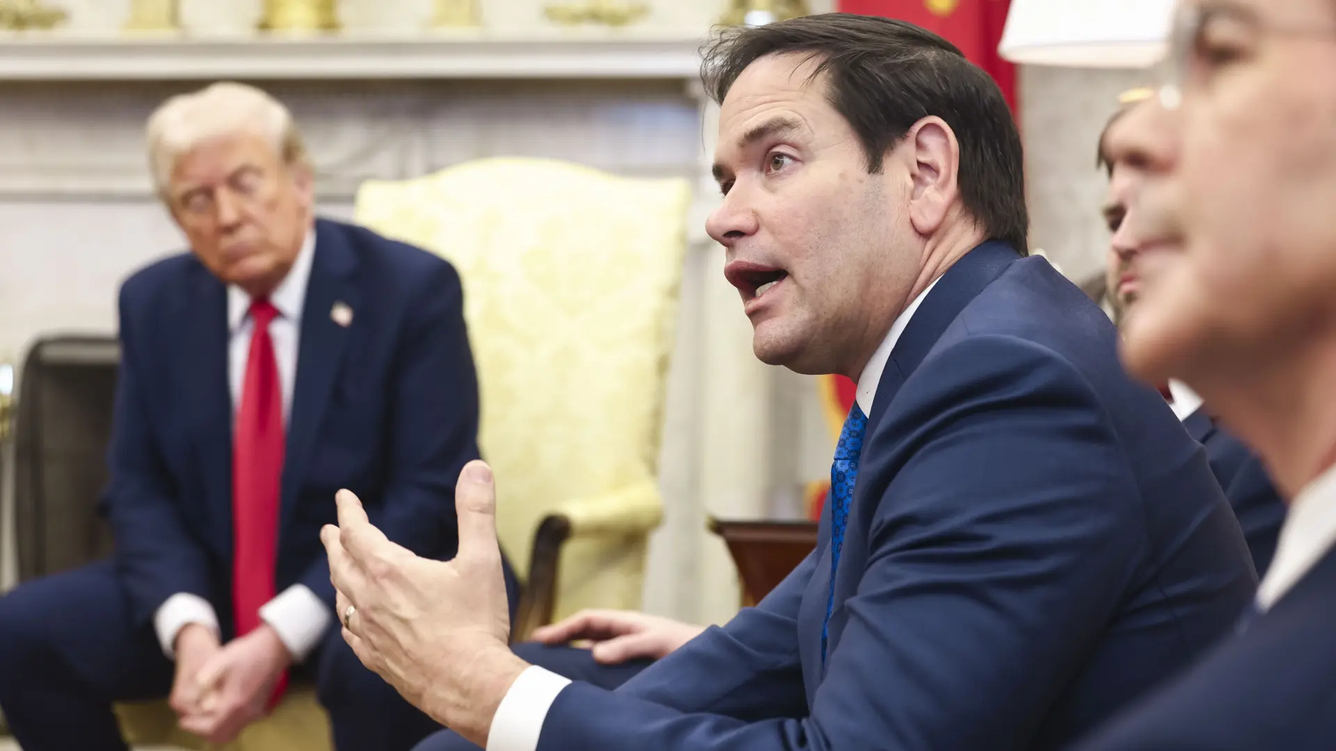 Marco Rubio dice que Zelenski debe disculparse por algo que ocurrió tras las cámaras: "Solo visteis el final"