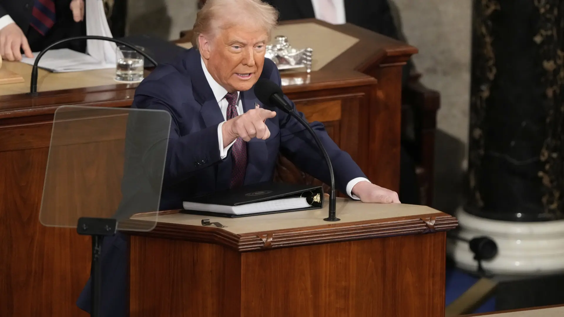 Trump, ante el Congreso: "Hemos logrado más en 43 días de lo que la mayoría de las administraciones"