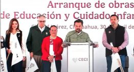 Colocan primera piedra del CECI en Ciudad Juárez, como parte del Sistema Nacional de Cuidados