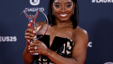 Simone Biles recibió el Premio Laureus y puso en duda su presencia en Los Ángeles 2028: «Estoy enfocada en sanar física y mentalmente»