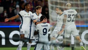 Marcus Thuram marcó el segundo gol más rápido de la historia del Inter de Milán en la Champions League: taco y a cobrar