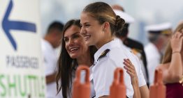 Así ha sido el reencuentro de la reina Letizia y la princesa Leonor en Panamá