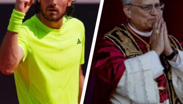 Stefano Tsitsipas se enteró que León XIV es un apasionado del tenis y contó que le gustaría pelotear un rato con el nuevo Papa