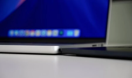 Diferencia de grosor entre el MacBook Pro y MacBook Air