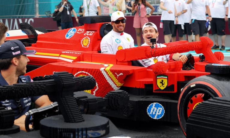 Réplicas de Lego de tamaño real de autos de F1.