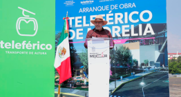 Bedolla arranca construcción de teleférico en Michoacán; el segundo de su administración