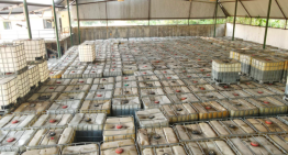 Harfuch anuncia otro golpe al huachicol en Tabasco: Aseguran un millón 500,000 litros de hidrocarburo