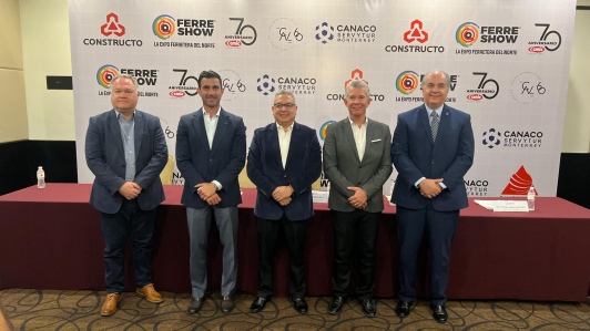 Cámaras y empresarios anuncian Expo Constructo y Ferreshow, del 28 al 30 de mayo en Cintermex.