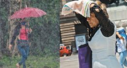 Se prevé un fin de semana con lluvias fuertes y onda de calor en gran parte del país