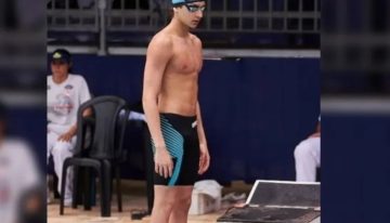 Un nadador de 17 años sufrió un grave accidente en  el Nacional de Natación en el Parque Roca: su familia junta fondos para pagar la operación