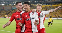 El tridente de River, en modo Champions League: a Mastantuono, Driussi y Colidio se les abrió el arco y la dan la razón al Muñeco Gallardo