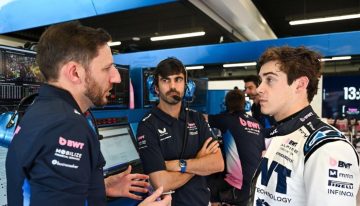El diálogo entre Colapinto y su ingeniero en el momento en que el Alpine se rompió en la calle de boxes del GP de España de Fórmula 1