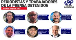 CNP exigió la liberación de 13 periodistas y trabajadores de la prensa arbitrariamente detenidos