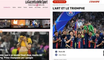«Arte y triunfo» de PSG, «humillación» de Inter y una estatua para Luis Enrique: las reacciones internacionales a la final de la Champions League