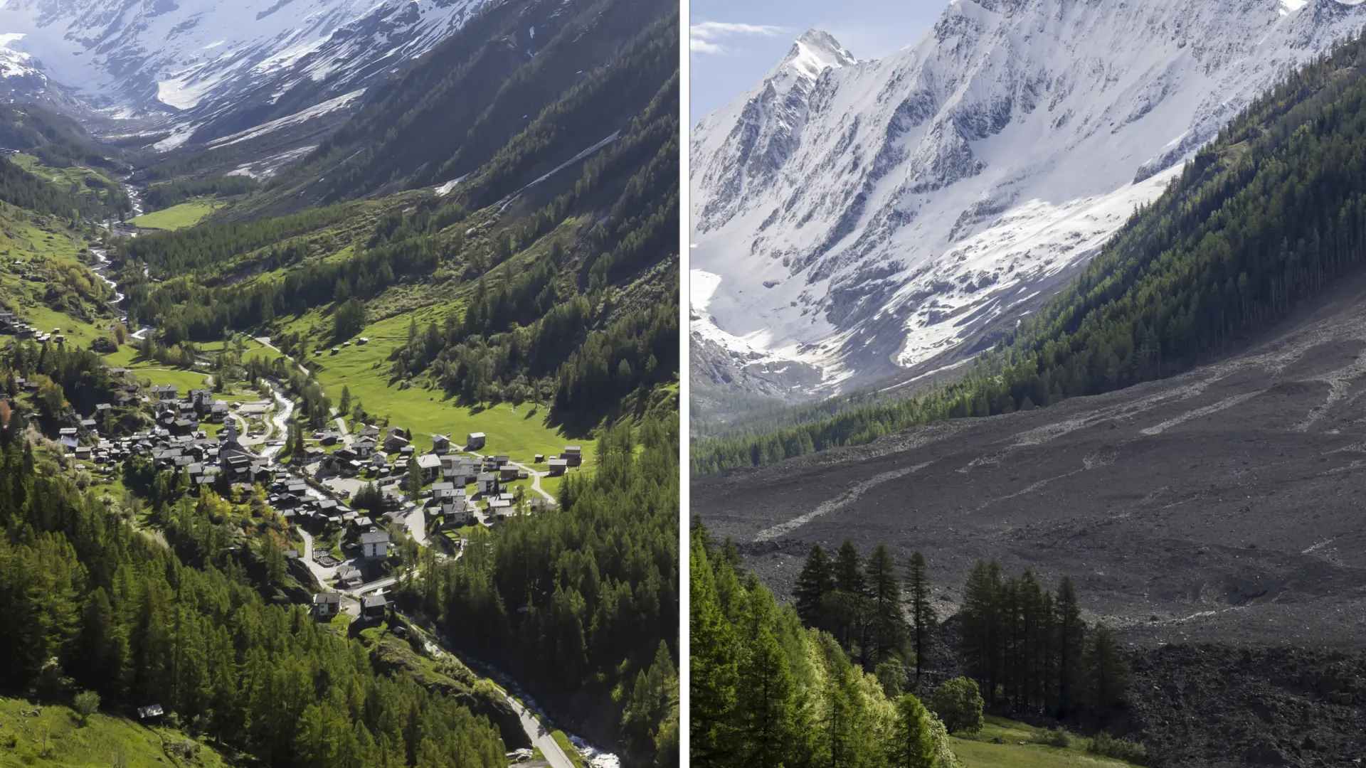La alerta temprana salvó vidas cuando una avalancha sepultó un pueblo en Suiza