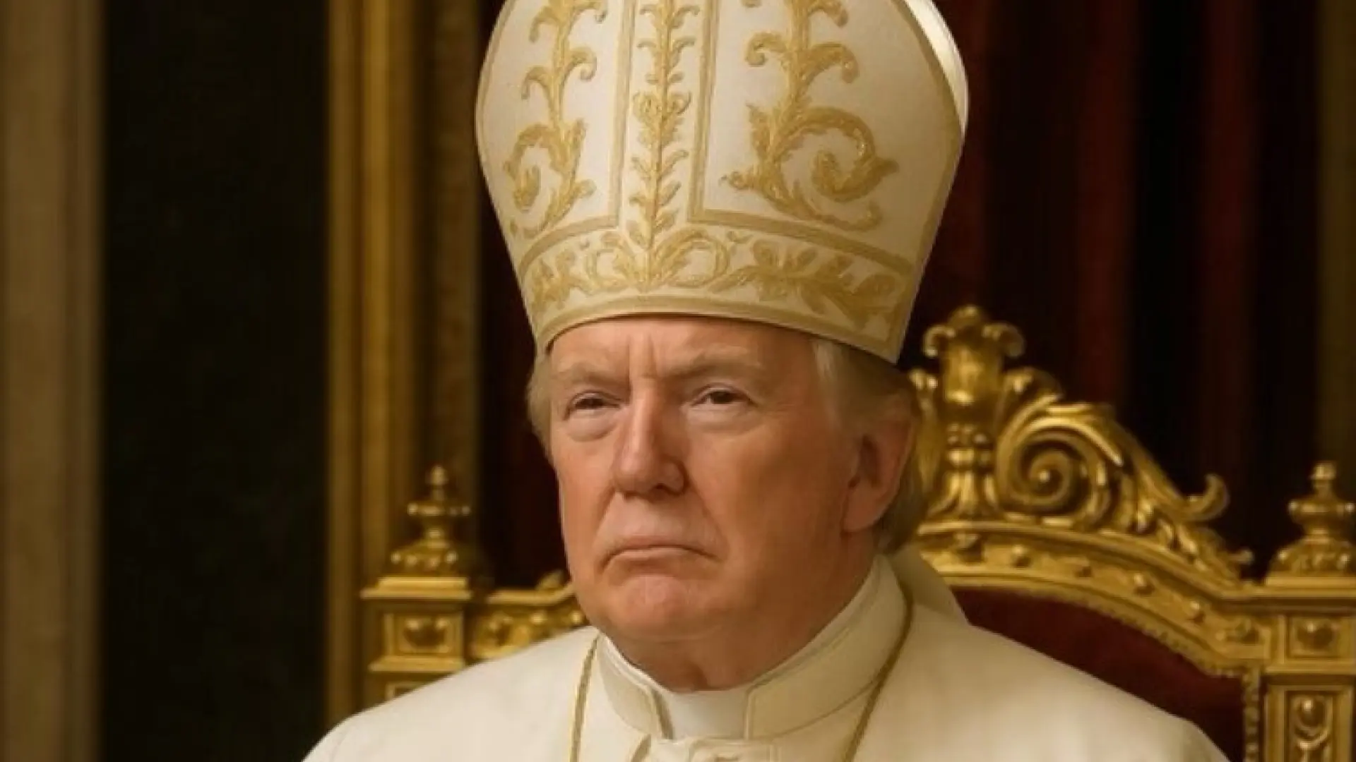 Trump publica una imagen disfrazado de Papa después de bromear con asumir el cargo tras la muerte de Francisco