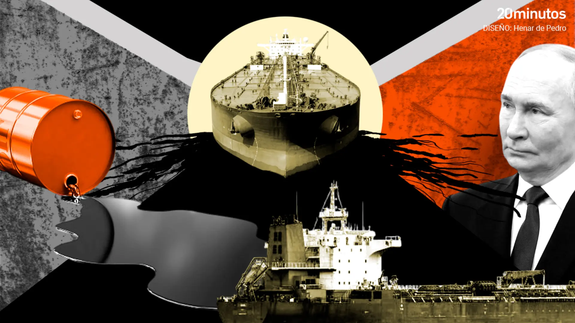 Barcos viejos y peligrosos moviendo petróleo ruso: así es la 'flota en la sombra' con la que Putin sorteaba las sanciones internacionales