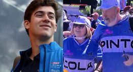 Franco Colapinto convoca a los «tifosi» argentinos en Imola: la pareja que se complementa y los amigos que se gastaron las «matrimillas»