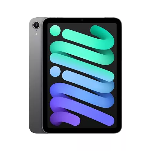 Apple iPad Mini (A17 Pro): Pantalla Liquid Retina de 8,3 Pulgadas, 128 GB, Wi Fi 6E, cámaras Frontal y Trasera de 12 Mpx, Touch ID, autonomía para un día Entero – Gris Espacial