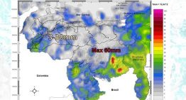 Inameh alerta que seguirán las lluvias y actividad eléctrica en gran parte de Venezuela este #9May