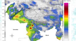 Se prevé abundante nubosidad y lluvias en gran parte de Venezuela este #20May