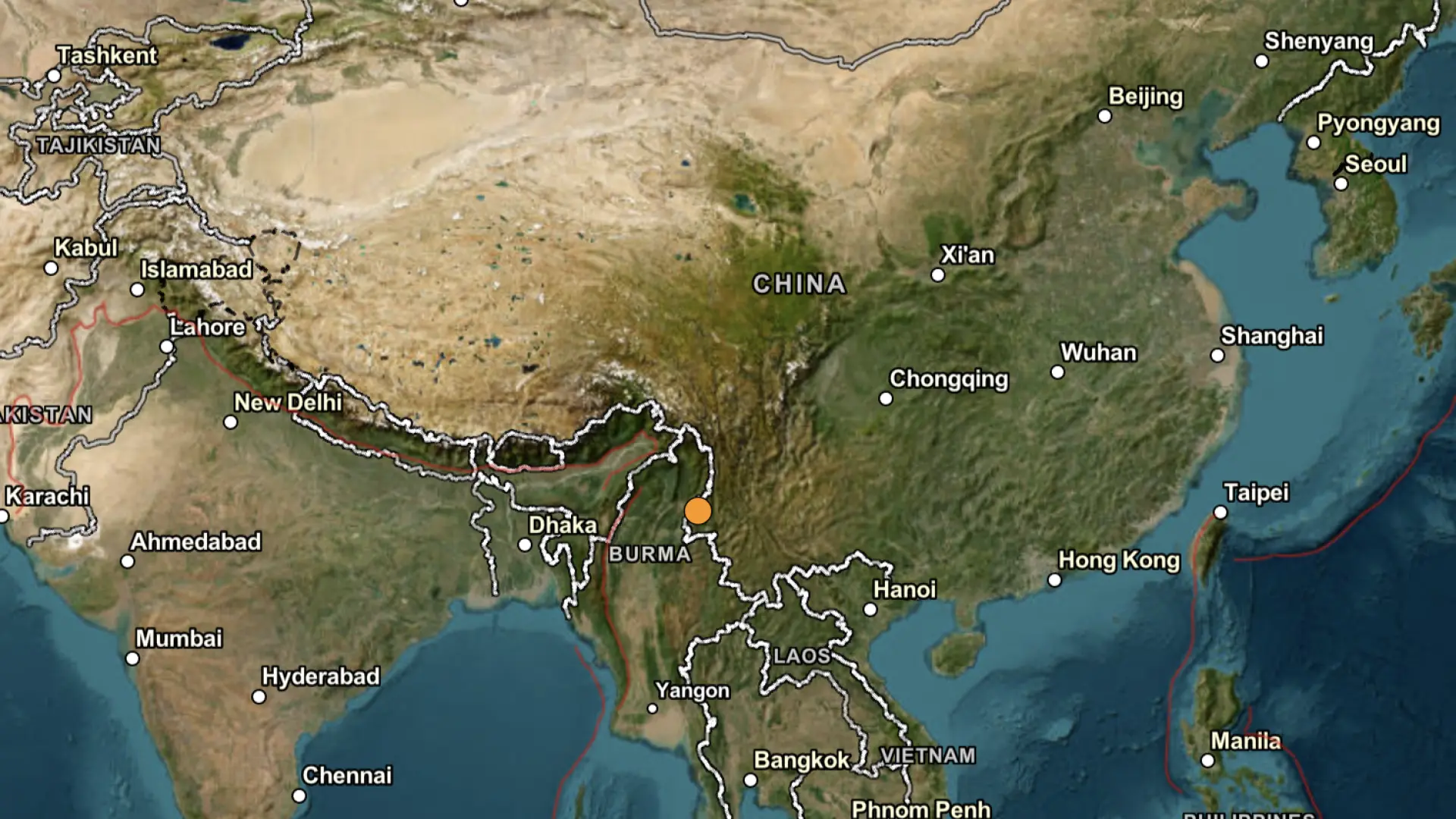 Un terremoto de 4,5 grados sacude la provincia meridional china de Yunnan