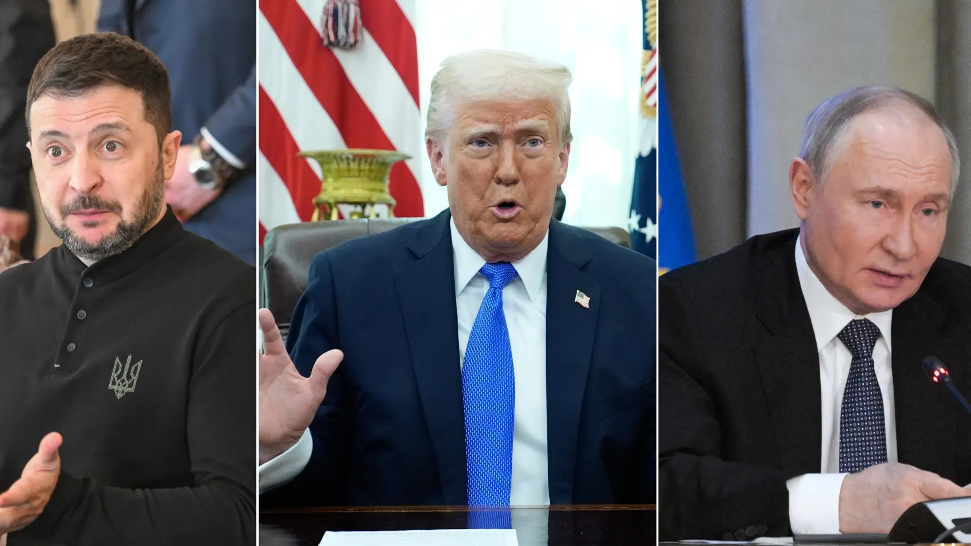 Trump llama por separado a Putin y Zelenski para abordar un alto el fuego que sigue resistiéndose