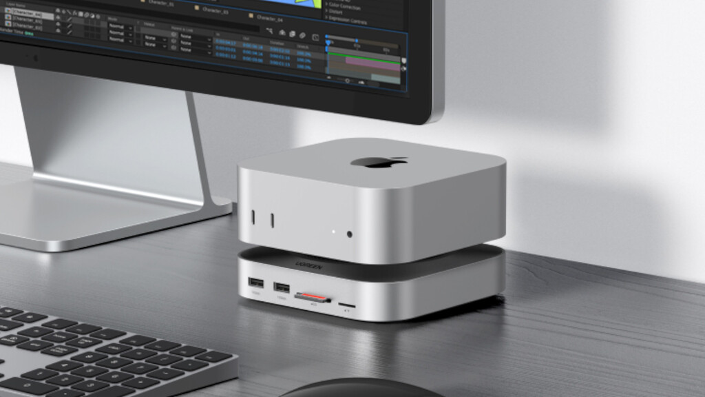 Satechi no es la única marca con un soporte hub para el Mac mini M4. El de Ugreen es incluso más barato 