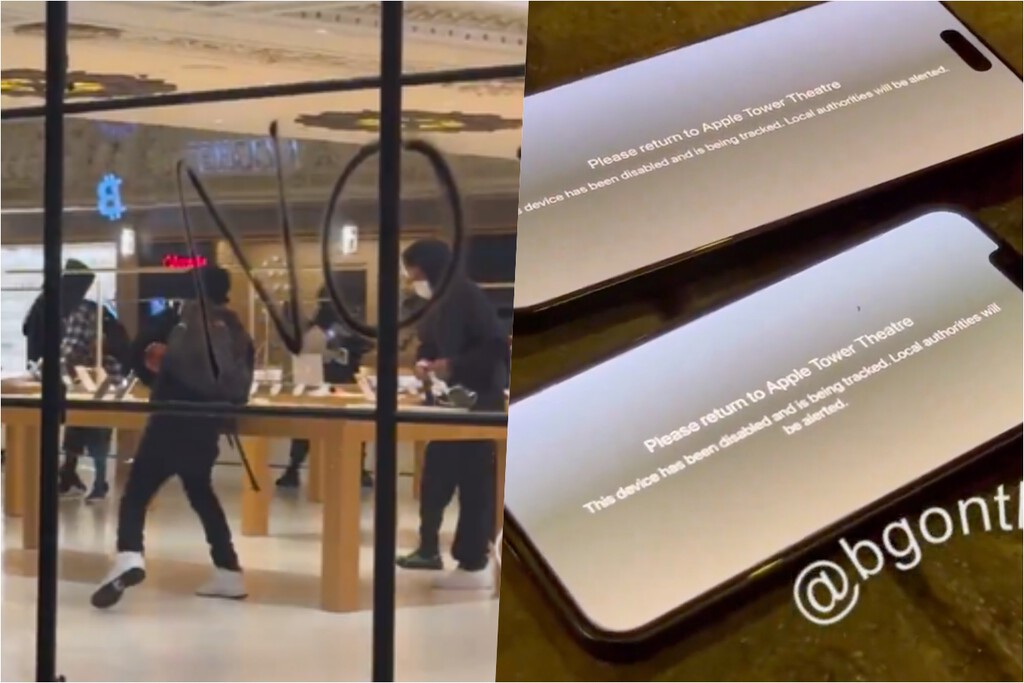 Unos ladrones aprovecharon el caos para saquear una Apple Store de Los Angeles. Los iPhone robados acabaron delatándoles 