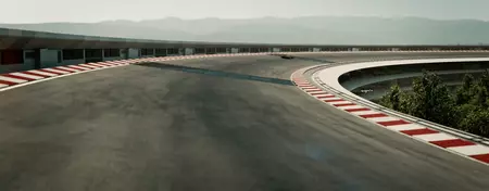 El Apple Park convertido en un circuito de F1