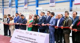 Cumple Armenta compromiso de campaña al inaugurar la Fábrica de Paneles Solares “Tonalli”