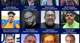 CNP exige la liberación de 19 trabajadores de la prensa detenidos en Venezuela