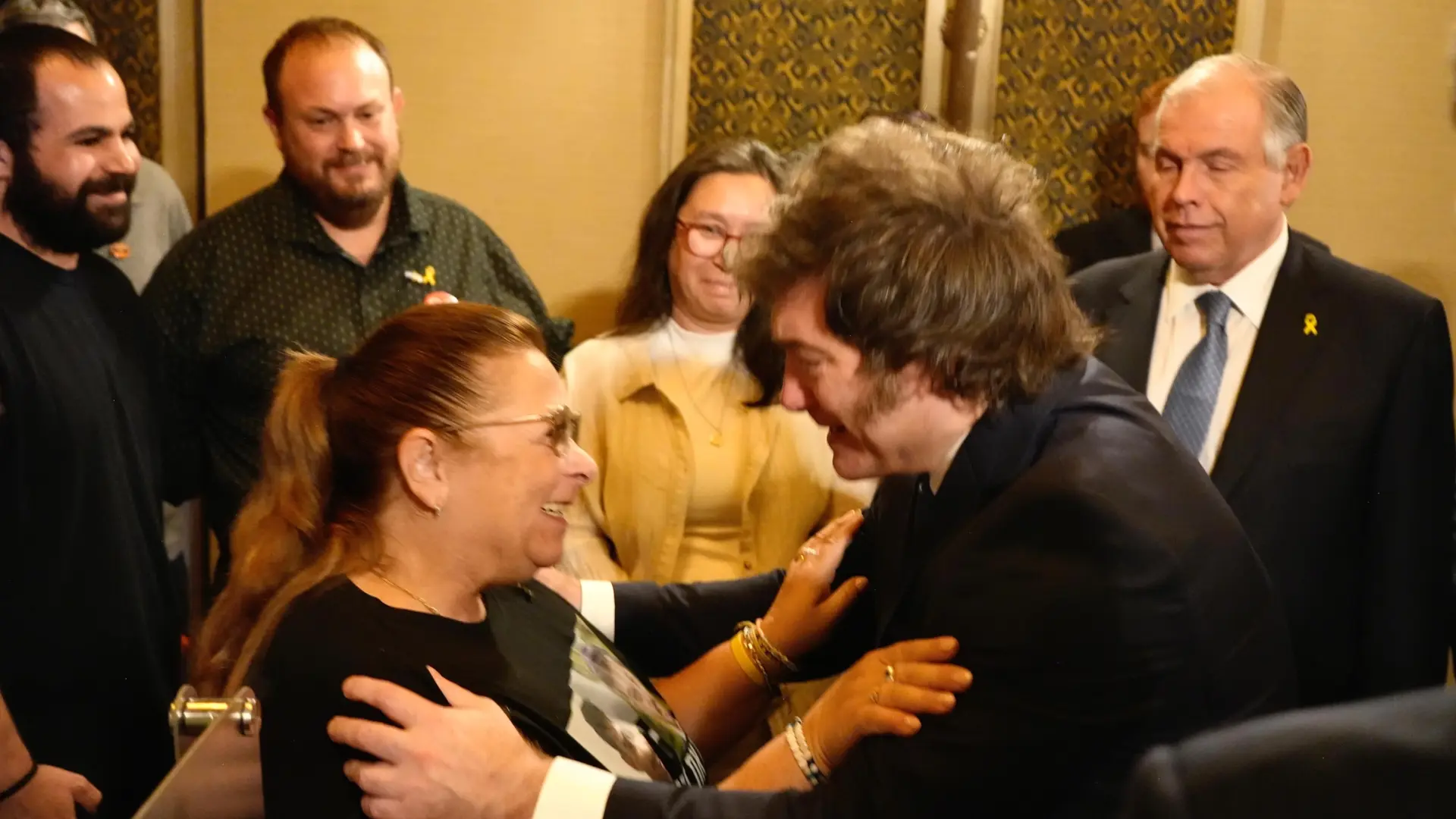 Milei traslada su apoyo a los familiares de los rehenes secuestrados por Hamás y exige su liberación