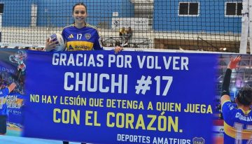 María de la Paz Corbalán, la Gladiadora del vóley de Boca que volvió a jugar 130 días después de una operación cerebral que le salvó la vida