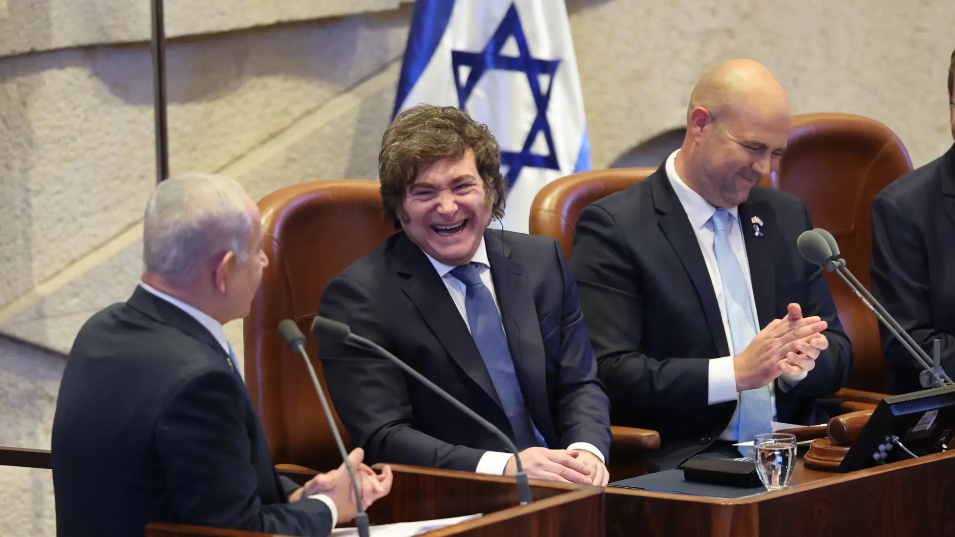 Milei anuncia en el Parlamento israelí que trasladará la embajada argentina a Jerusalén