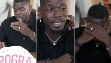 El conmovedor llanto de Paul Pogba al firmar contrato con Mónaco tras 18 meses de suspensión por doping