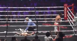 Brutal nocaut en la pelea por el título de la OMB en Japón: Jin Sasaki cayó, quedó inconsciente y fue retirado en camilla