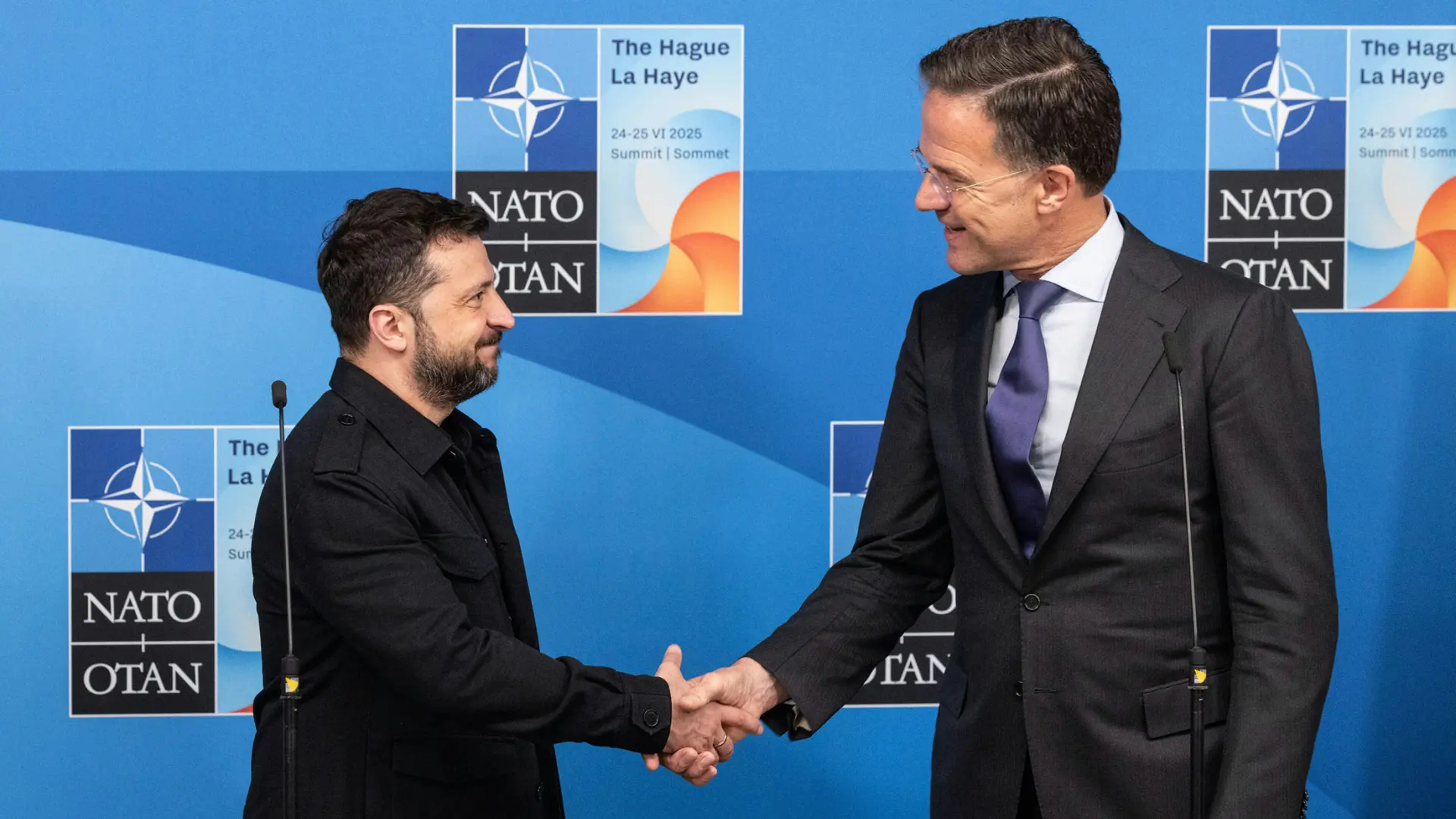 La UE y la OTAN desdibujan a Ucrania en la cumbre de La Haya… y Zelenski les avisa: "Putin planea atacar más países"