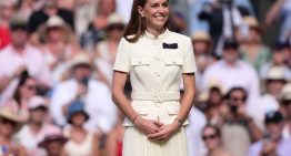El look muy Wimbledon de Kate Middleton en la final femenina de tenis