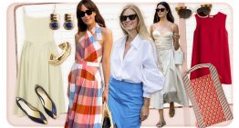 Cómo vestir bien esta semana: 6 looks elegantes con las faldas y vestidos que son tendencia y el bolso del verano