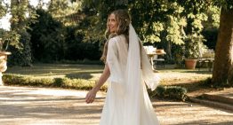 La novia madrileña que nos enamoró con su vestido boho para su boda de noche de verano