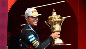 Norris se impone en un caótico GP de Gran Bretaña pasado por agua