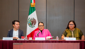 Gobierno de México trabaja en estrategias para brindar mejores posibilidades de desarrollo al pueblo: Rosa Icela Rodríguez