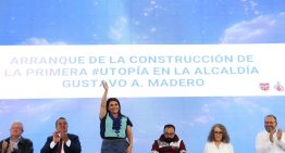 Clara Brugada coloca primera piedra de la Utopía Hermanos Galeana en la alcaldía Gustavo A. Madero